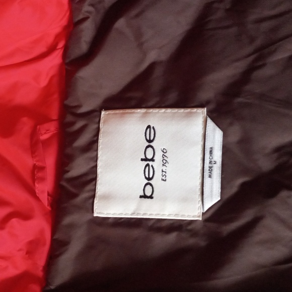 Bebe Puffer Jacket sz M - Picture 2 of 3